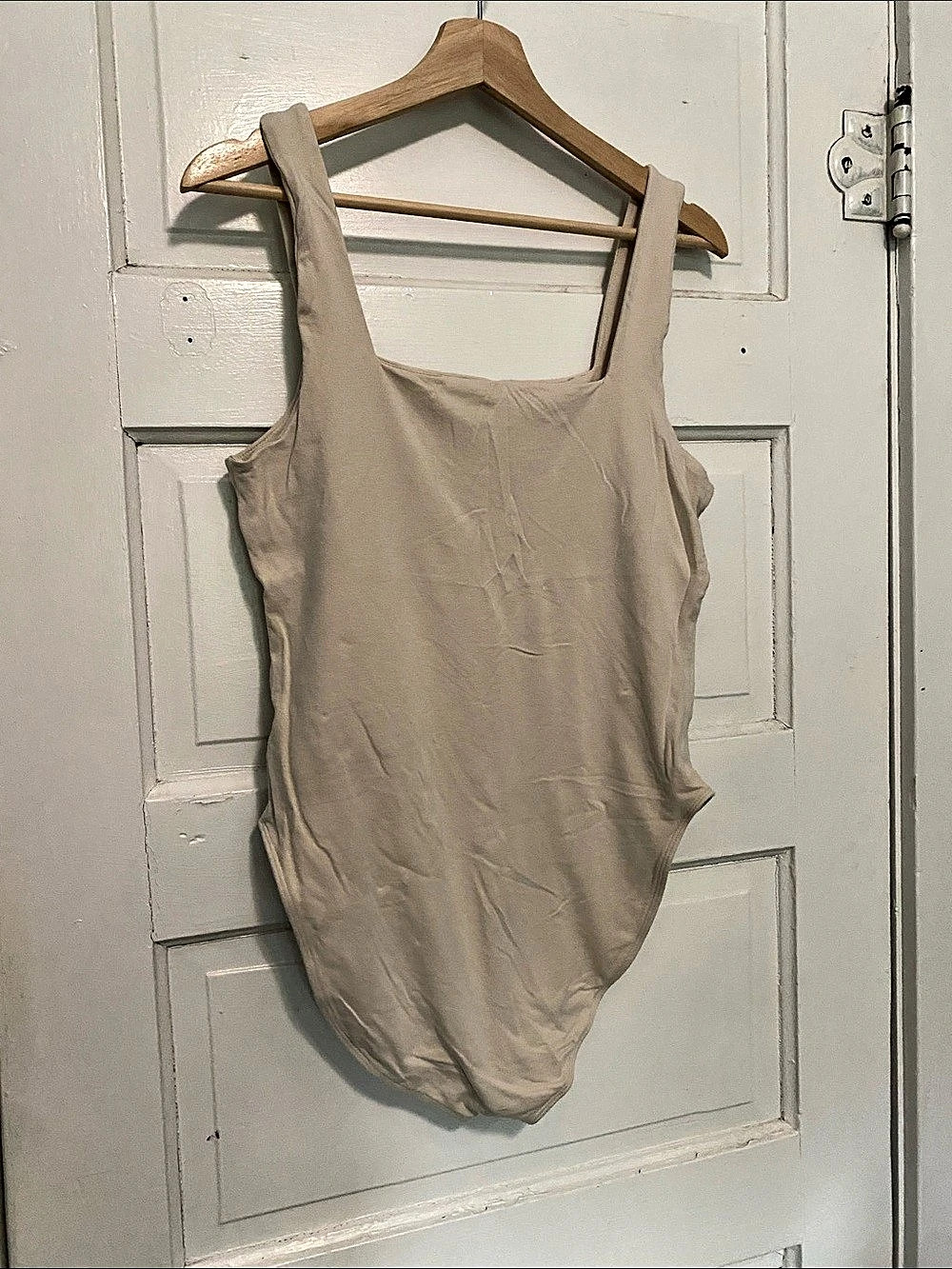 Old Navy Beige Bodysuit Size Large Like New